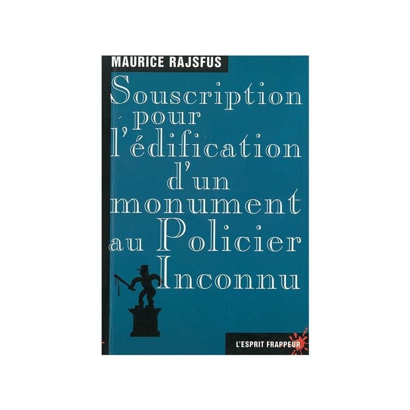 Souscription pour l'édification d'un monument au policier inconnu book