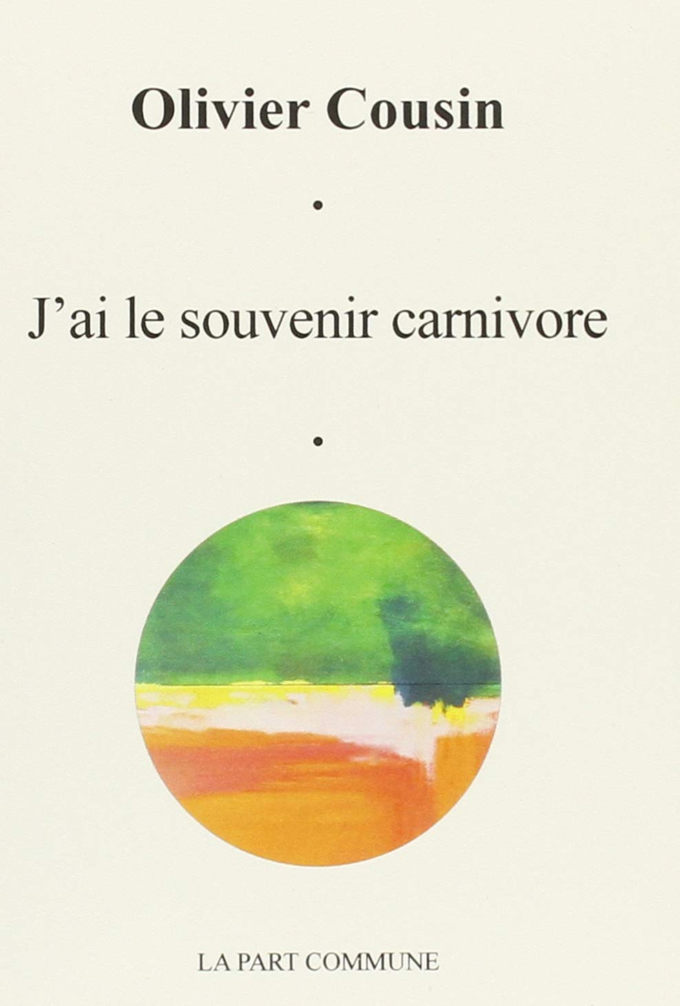 J'ai le souvenir carnivore book