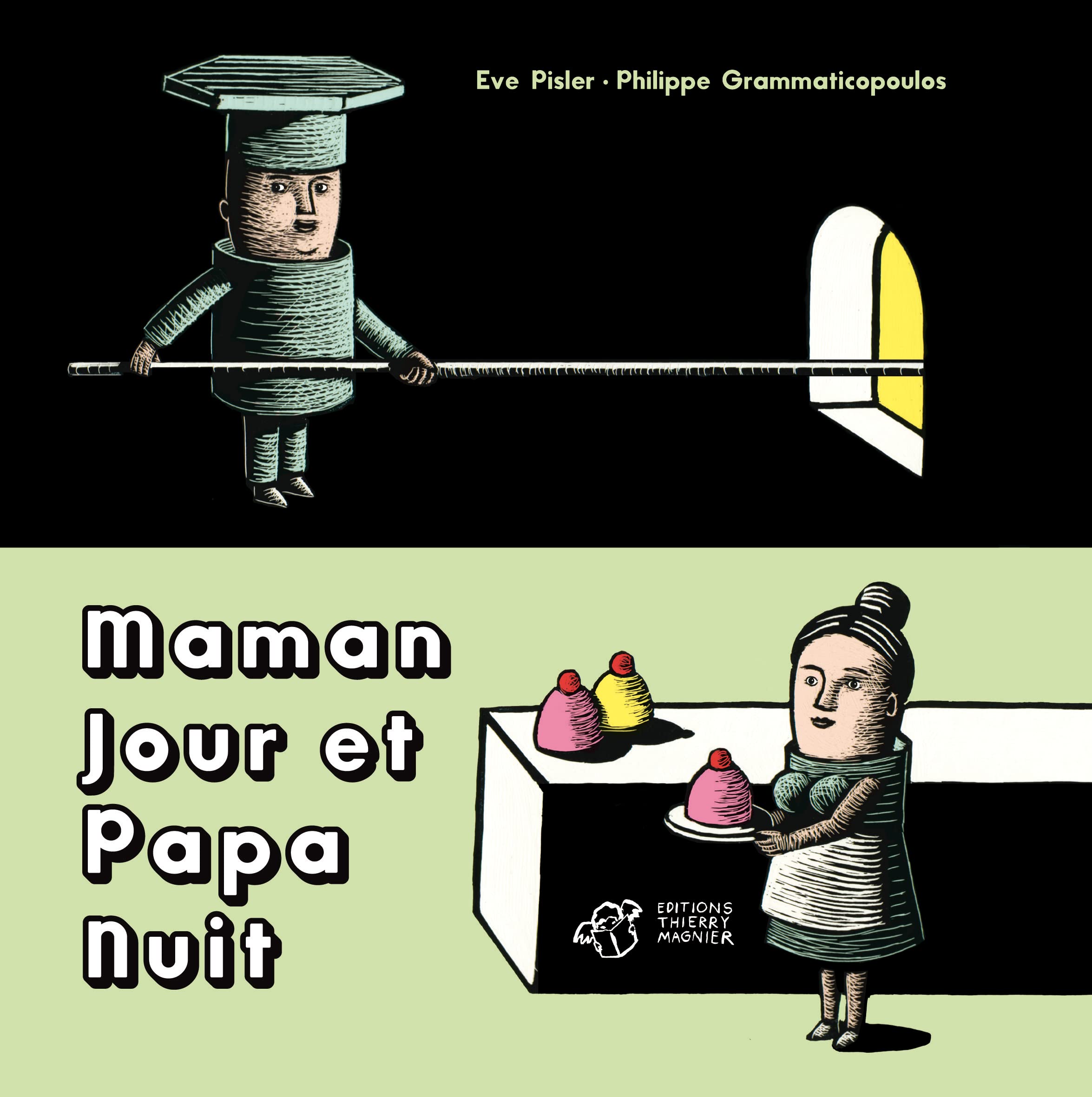 Maman jour et Papa nuit Children's books