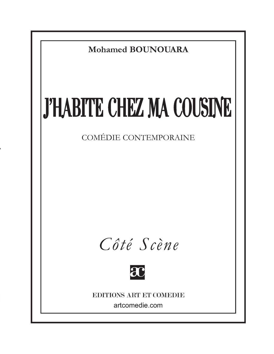 J'habite chez ma cousine book