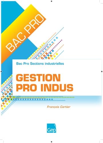 Gestion Pro Indus Bac Pro Sections industrielles book