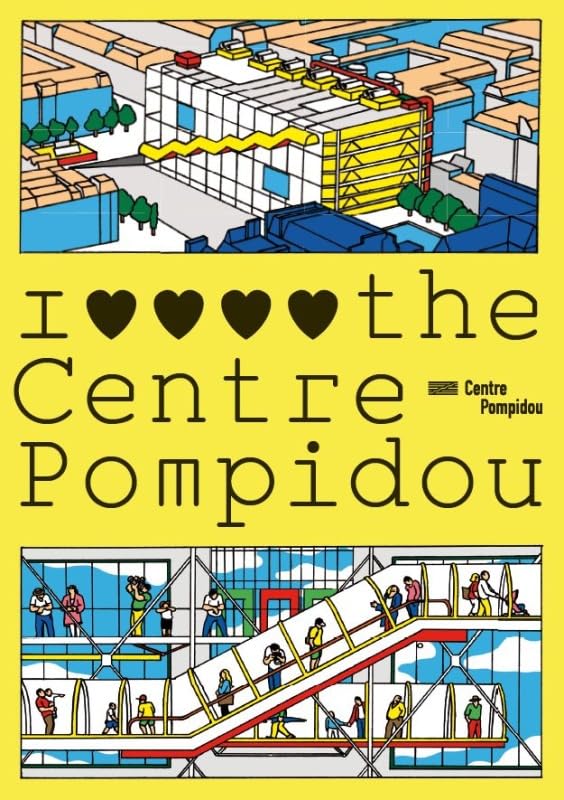 I LOVE THE CENTRE POMPIDOU (VA) book