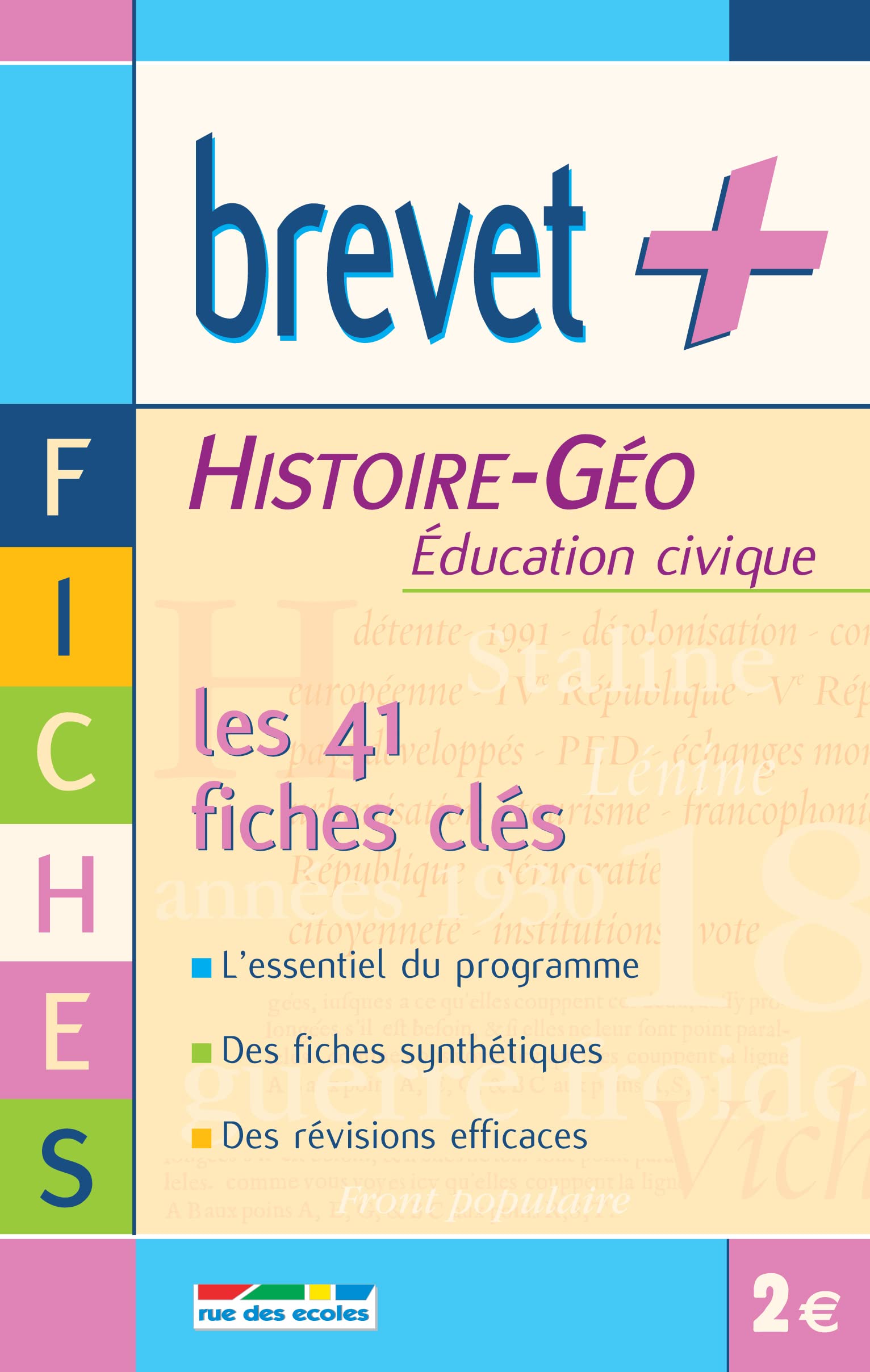 Brevet+ Histoire-Géographie fiches: les 41 fiches clés book