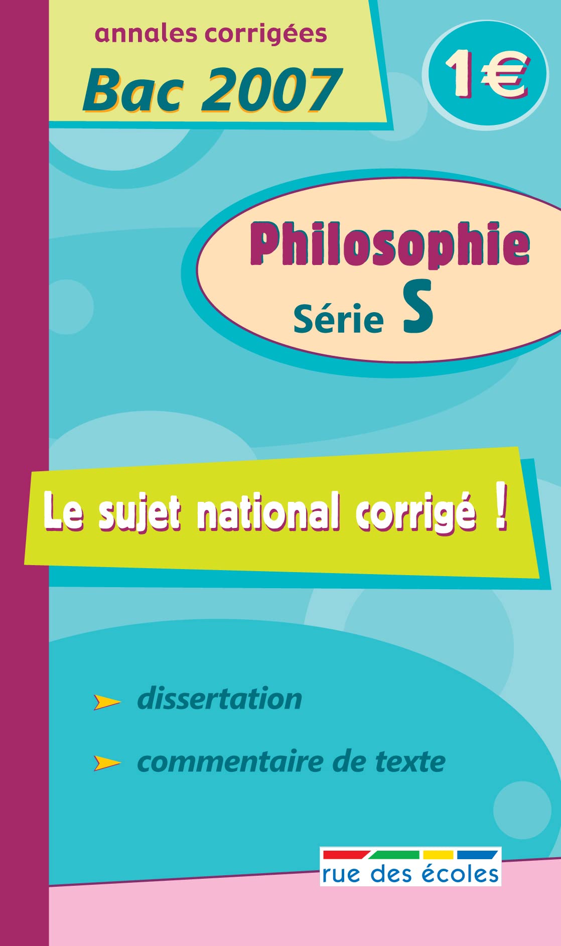 Sujet national philosophie série S book