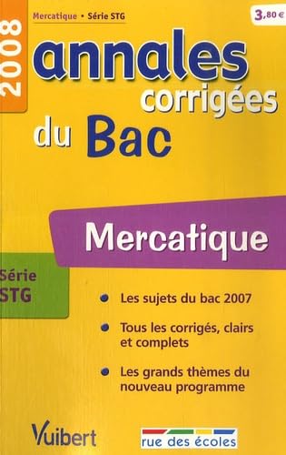 Mercatique série STG: Annales corrigées du Bac book