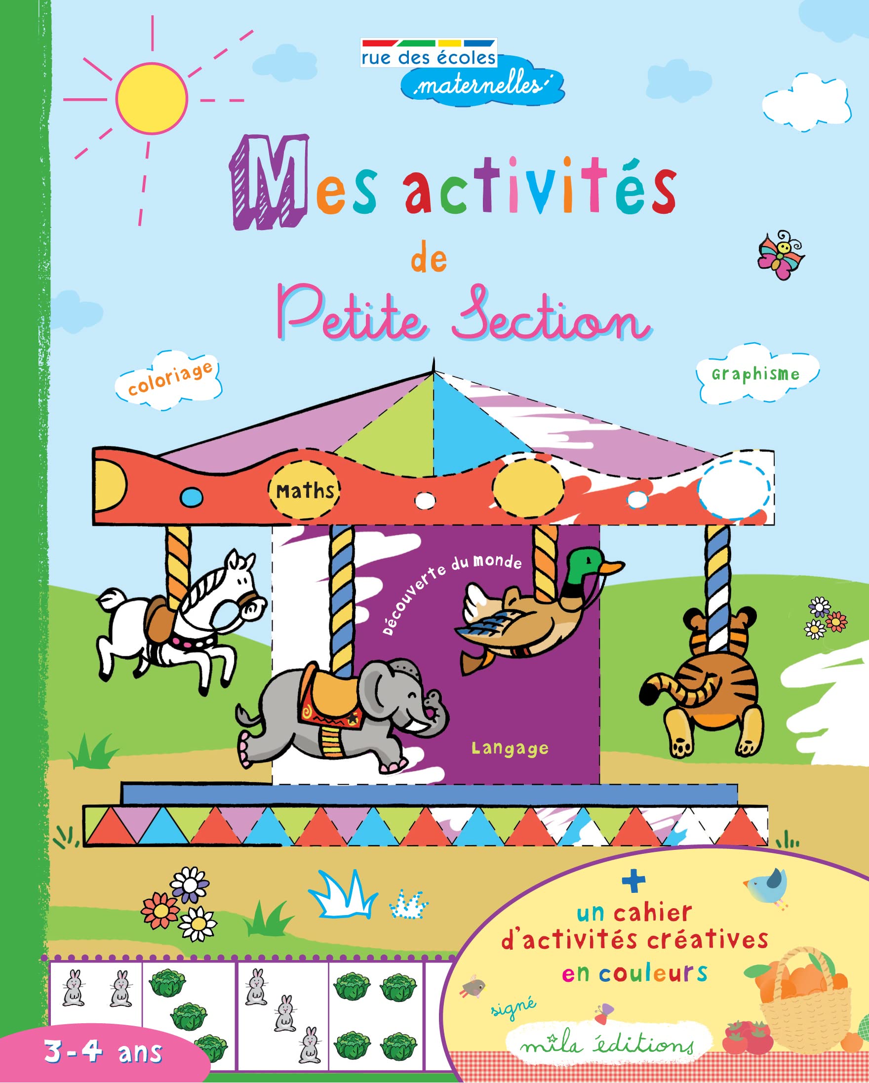 Mes activités petite section: avec un cahier d'activités créatives en couleurs book