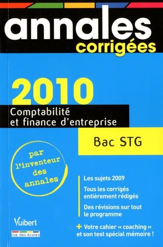 Comptabilité et finance d'entreprise Bac STG Books