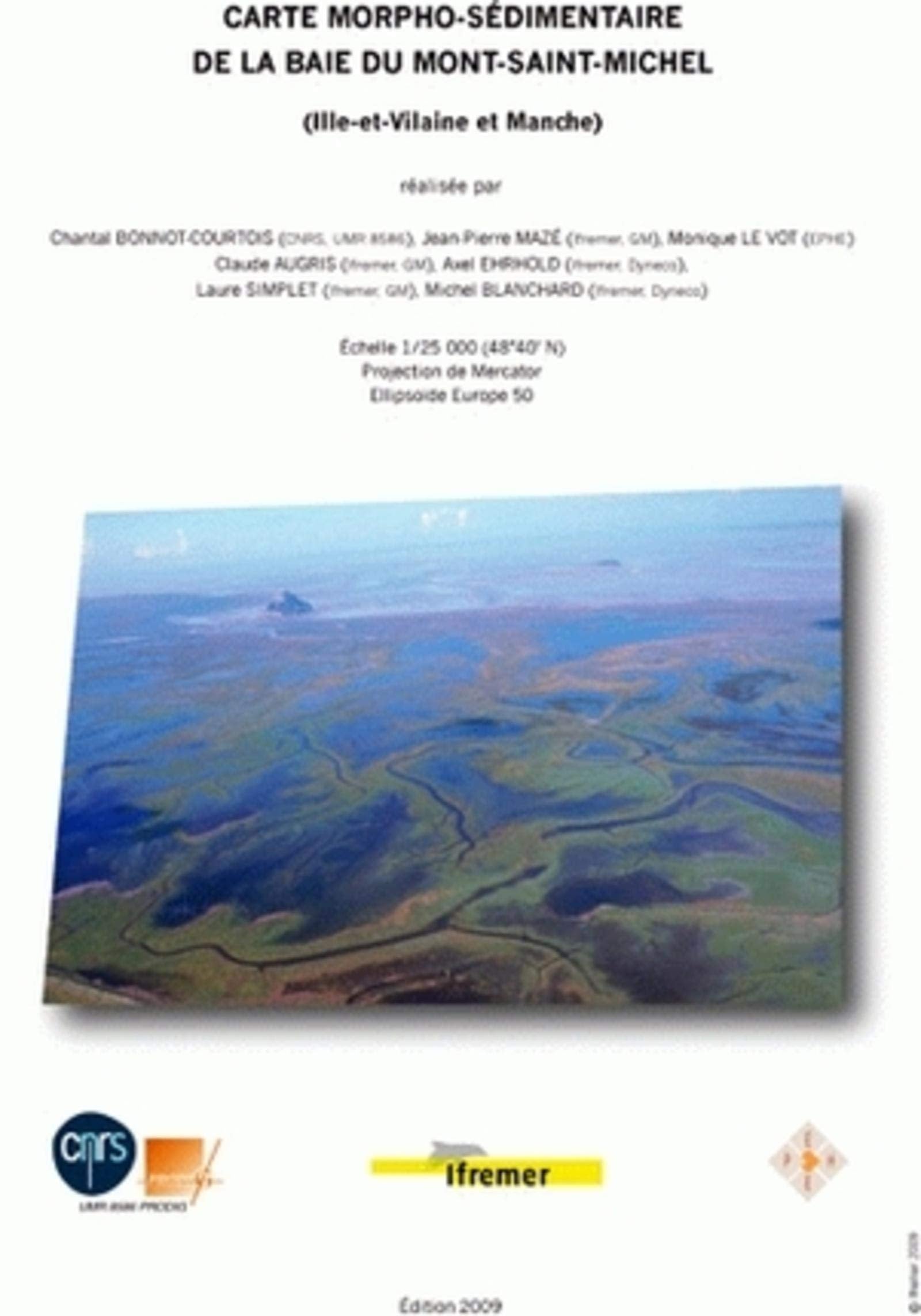 Carte morpho-sédimentaire de la baie du Mont Saint-Michel: Ille-et-Vilaine et Manche book