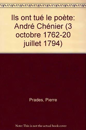 Ils ont tué le poète. Biographie book