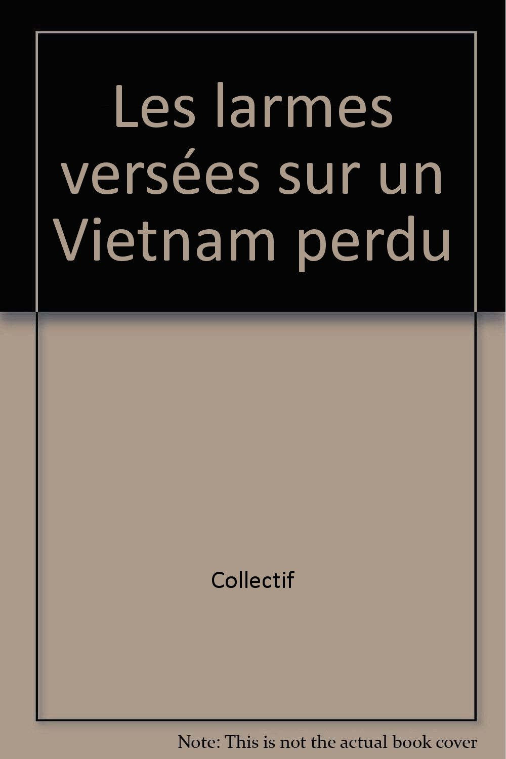 Les larmes versées sur un Vietnam perdu book