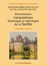 La sarthe tome i. dictionnaire topographie, historique et statistique. communes de aig a cha book