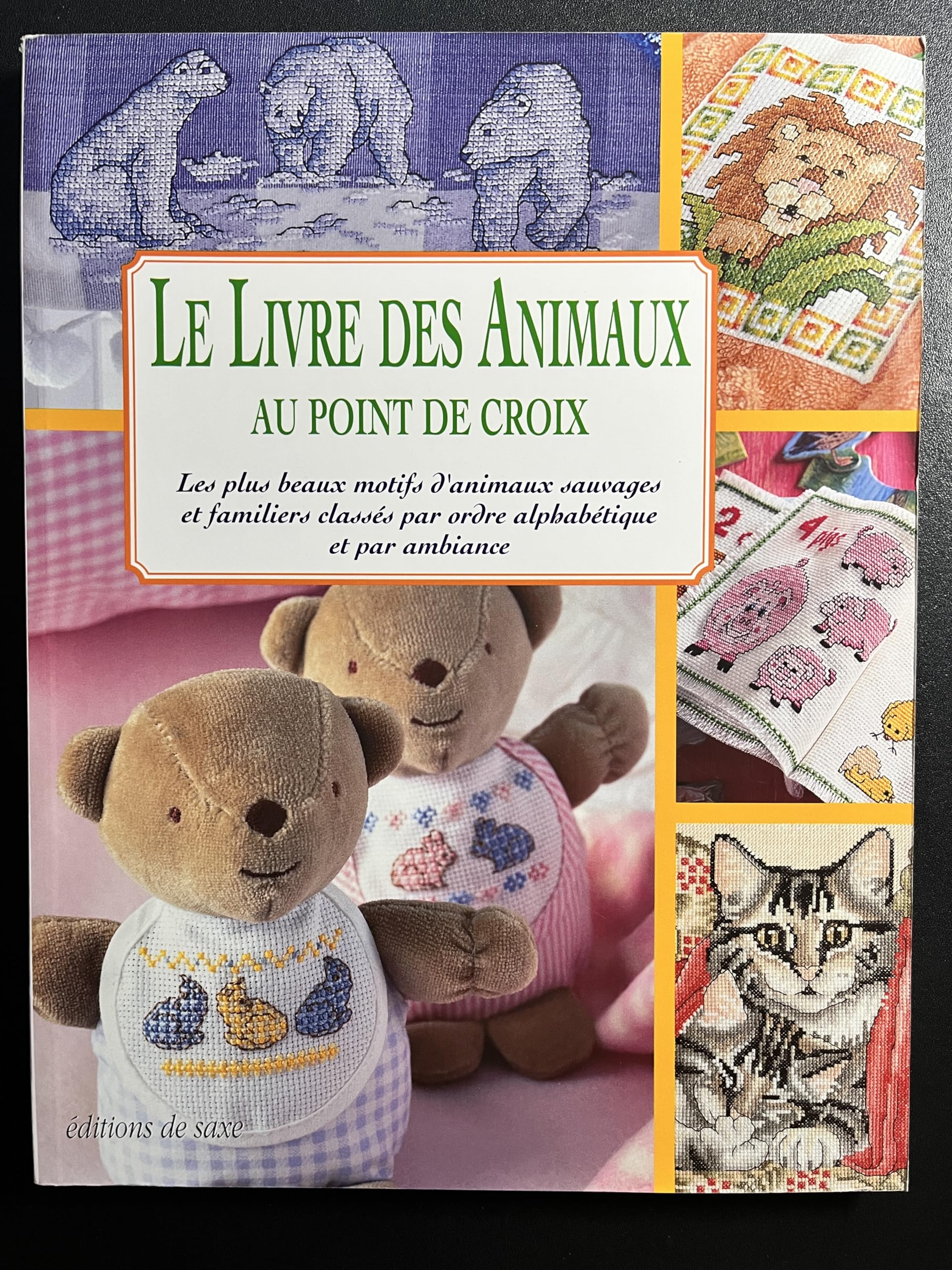 Le livre des animaux au point de croix book