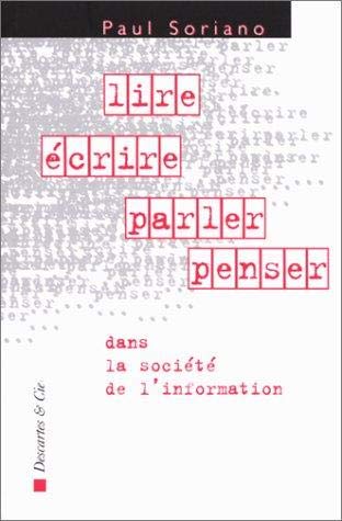 Lire, écrire, parler, penser book