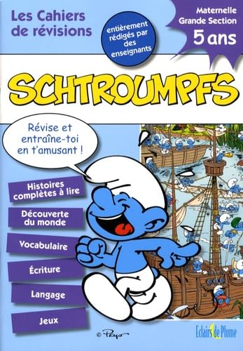 Les cahiers de révisions Schtroumpfs, maternelle grande section Books