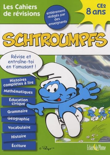 Les cahiers de révisions Schtroumpfs CE2: 8 ans book