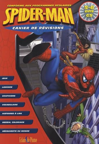 Cahier de révisions Spider-Man GS: 5-6 ans Books