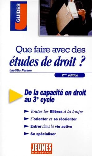 Que faire avec des études de droit ? Business, Finance & Career