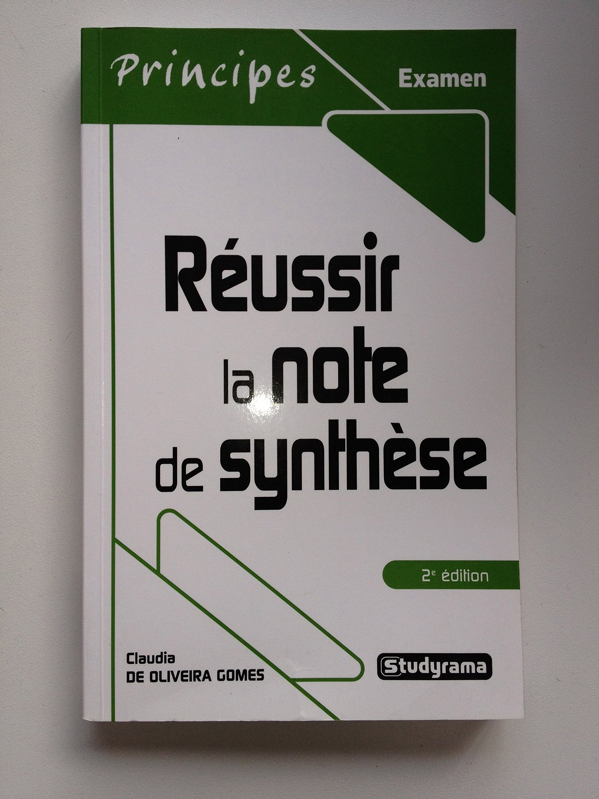 Réussir la note de synthèse Books