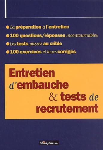 Entretien D'Embauche & Tests De Recrutement book