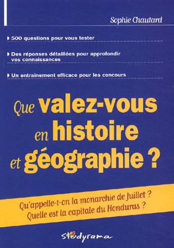 Que valez-vous en histoire et géographie ? book