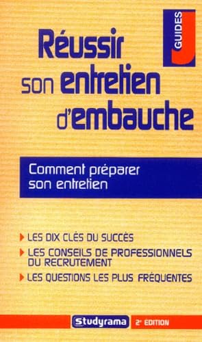Réussir son entretien d'embauche book