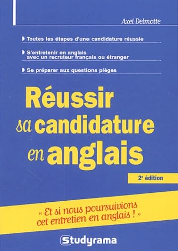 Réussir sa candidature en anglais book