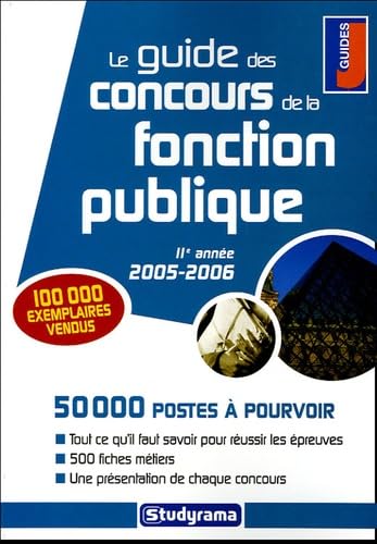 Guide des concours de la fonction publique 2005-2006 book