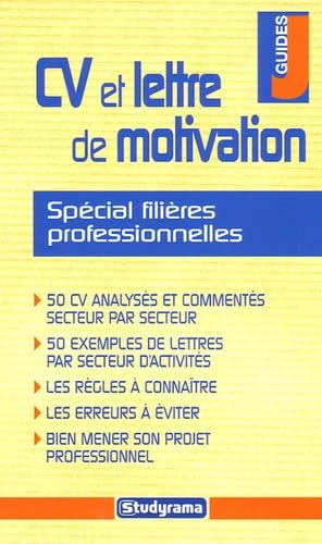 CV et lettre de motivation spécial filières professionnelles book