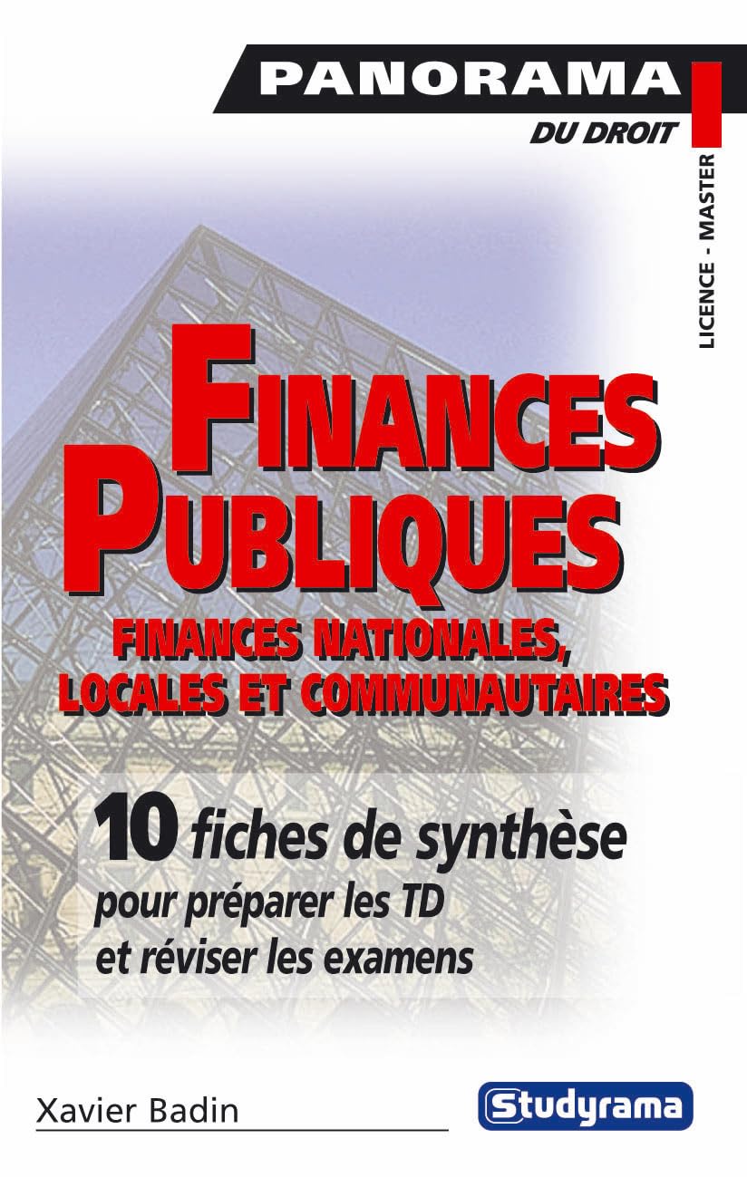 Finances publiques: Finances nationales, locales et communautaires book