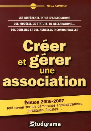 Créer et gérer une association book