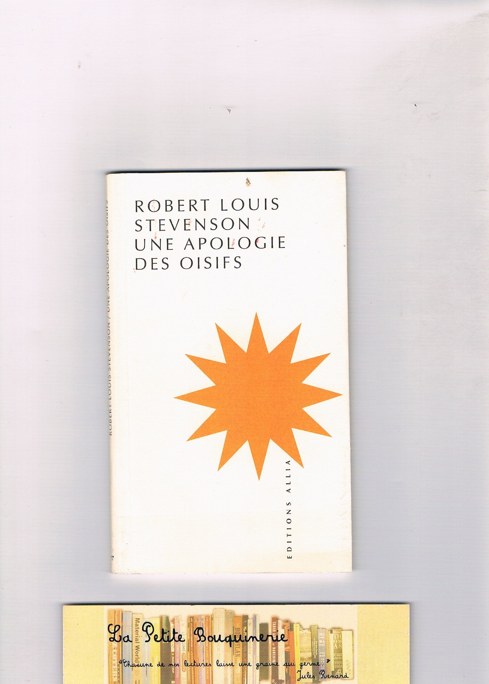 Une apologie des oisifs book