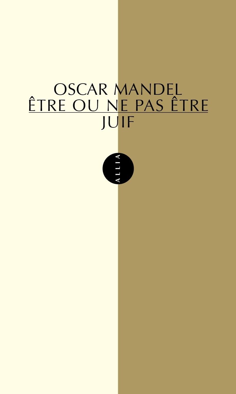ETRE OU NE PAS ETRE JUIF Social Sciences
