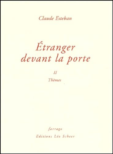 Etranger devant la porte, tome II : Thèmes book