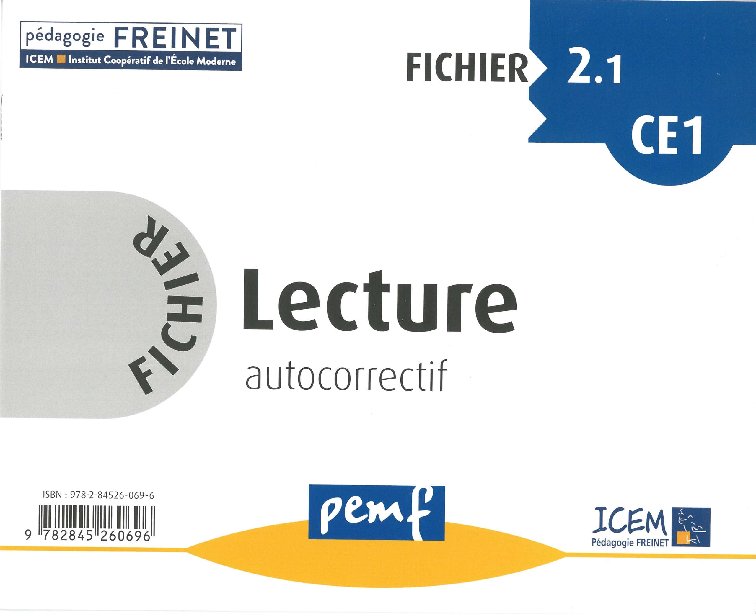 Fichier Lecture CE1 (2.1): Fichier 2.1 Books