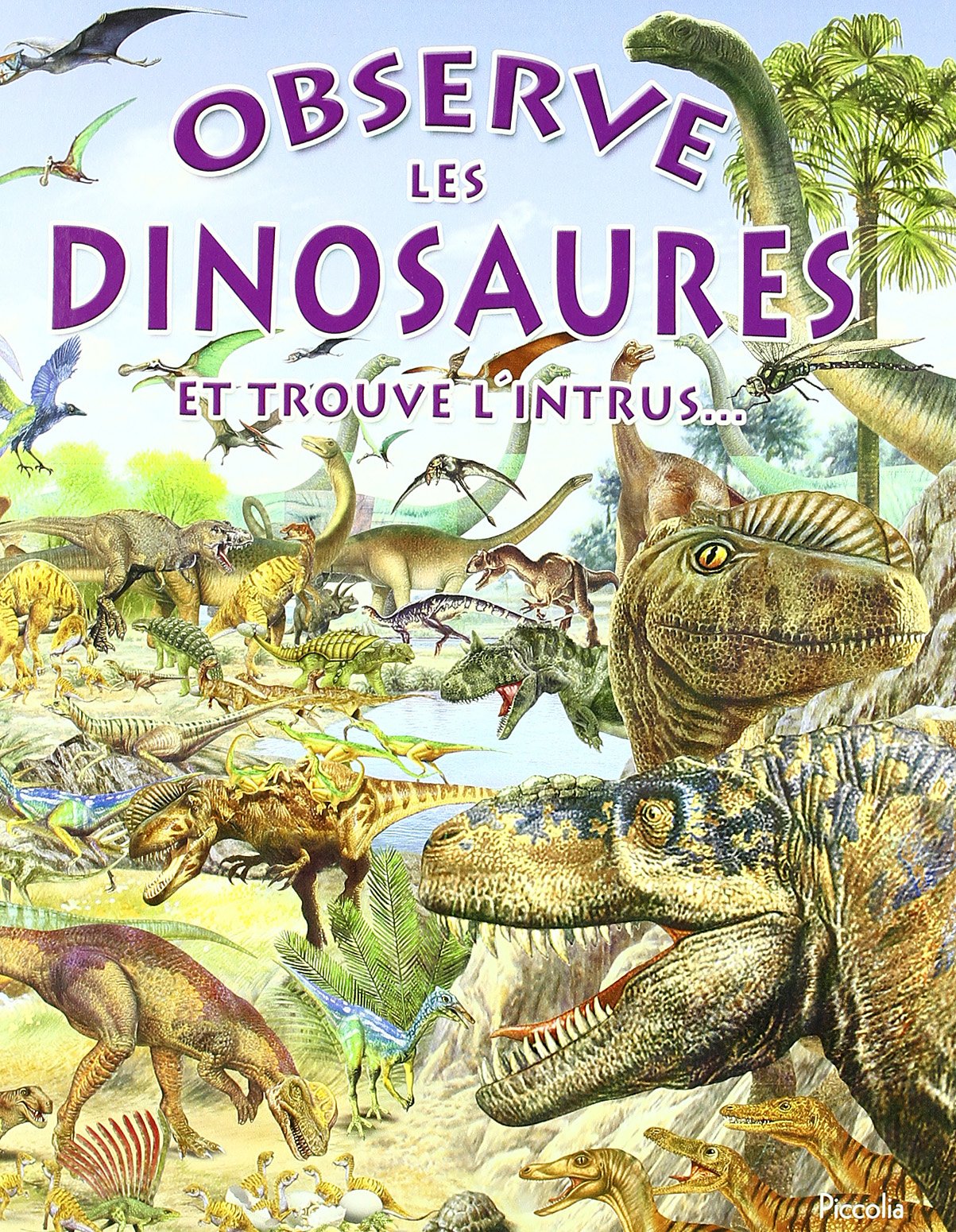 Observe les dinosaures: Et trouve l'intrus... Books