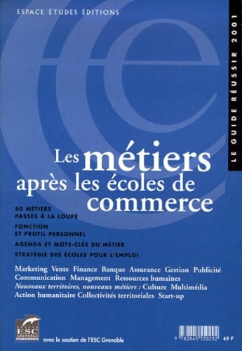 Les Metiers Apres Les Ecoles De Commerce book