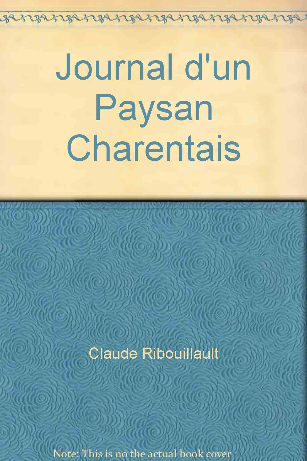 Journal d'un paysan charentais book