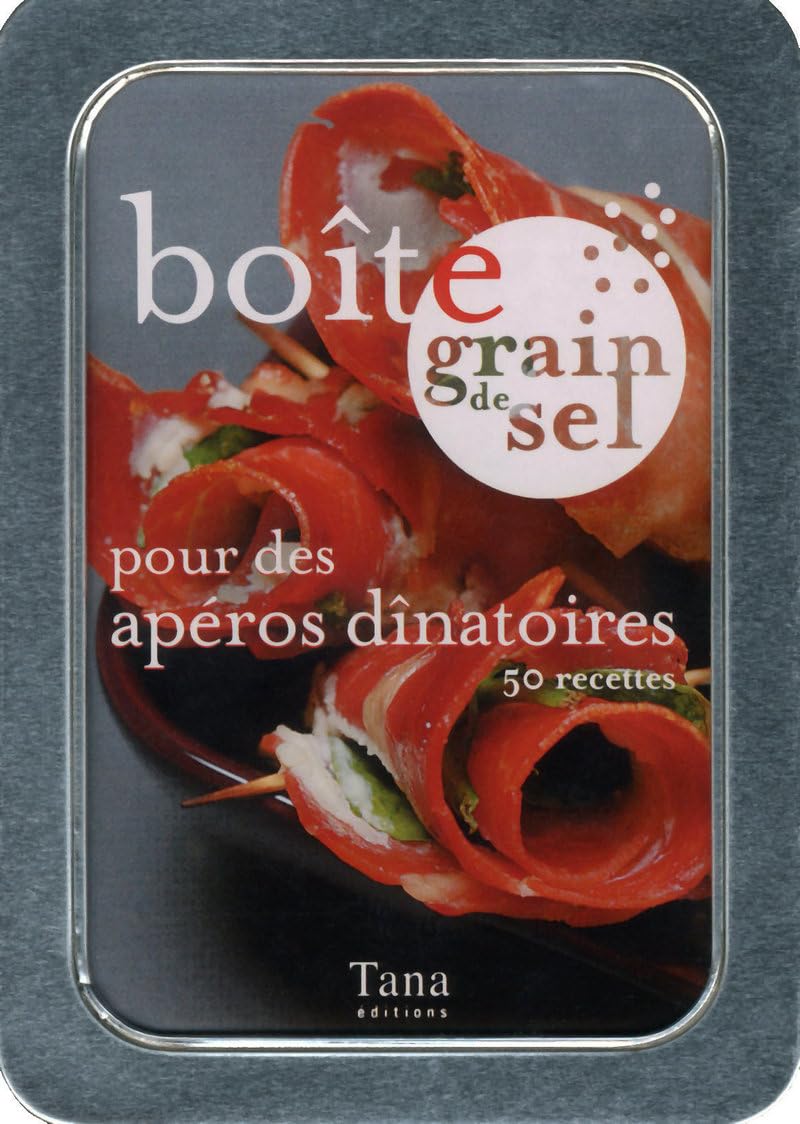 Boîte grain de sel pour des apéros dînatoires : 50 recettes book
