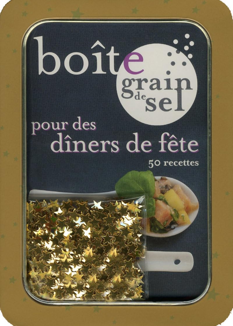 Boîte grain de sel pour des dîners de fête : 50 recettes book