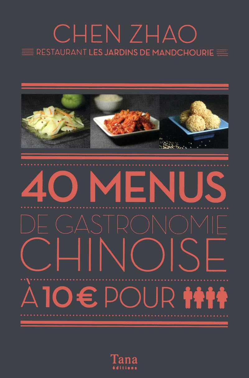 40 menus de gastronomie chinoise à 10 euros pour 4 Books