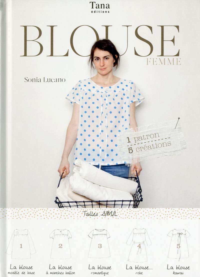 1 PATRON 5 CREATIONS - blouse femme book