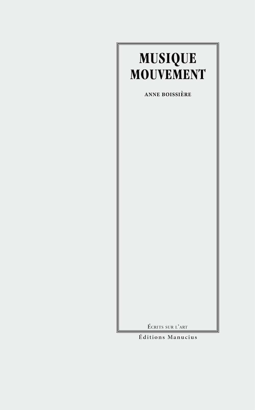 Musique, mouvement book