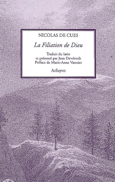 Product Image: La filiation de Dieu