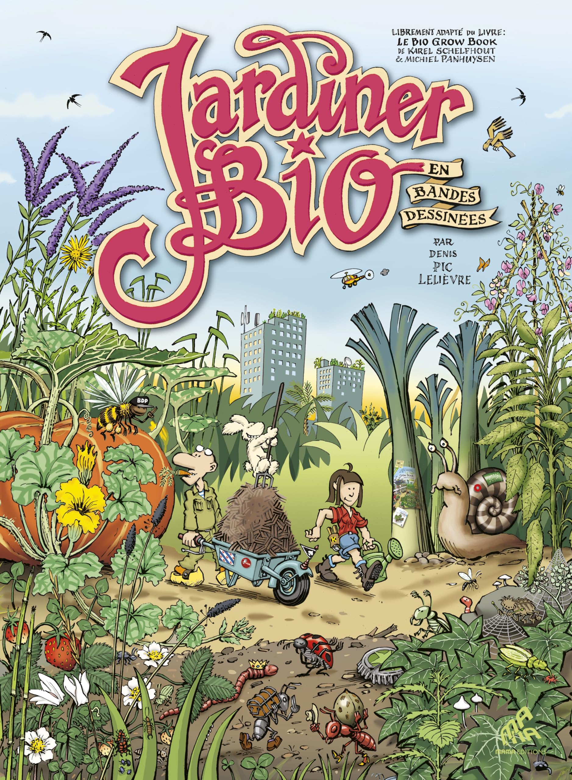 Jardiner bio en bandes dessinées book