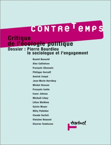 Contretemps, n° 4. Critique de l'écologie politique Books