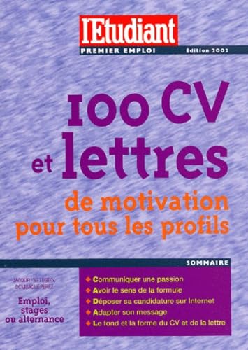 100 Cv Et Lettres De Motivations Pour Tous Les Profils book