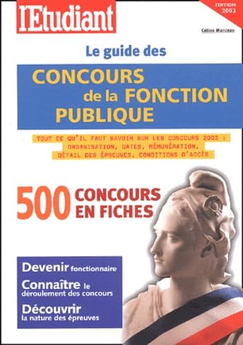 Le guide des concours de la fonction publique book