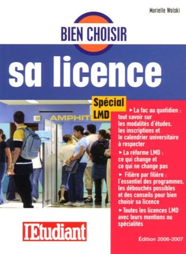 Bien choisir sa licence spécial LMD book