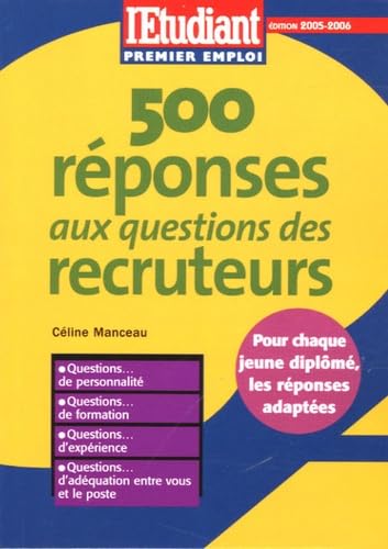 500 réponses aux questions de recrutement book