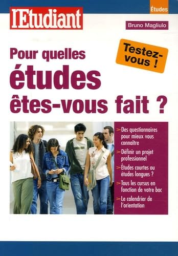 Pour quelles études êtes-vous fait ? book